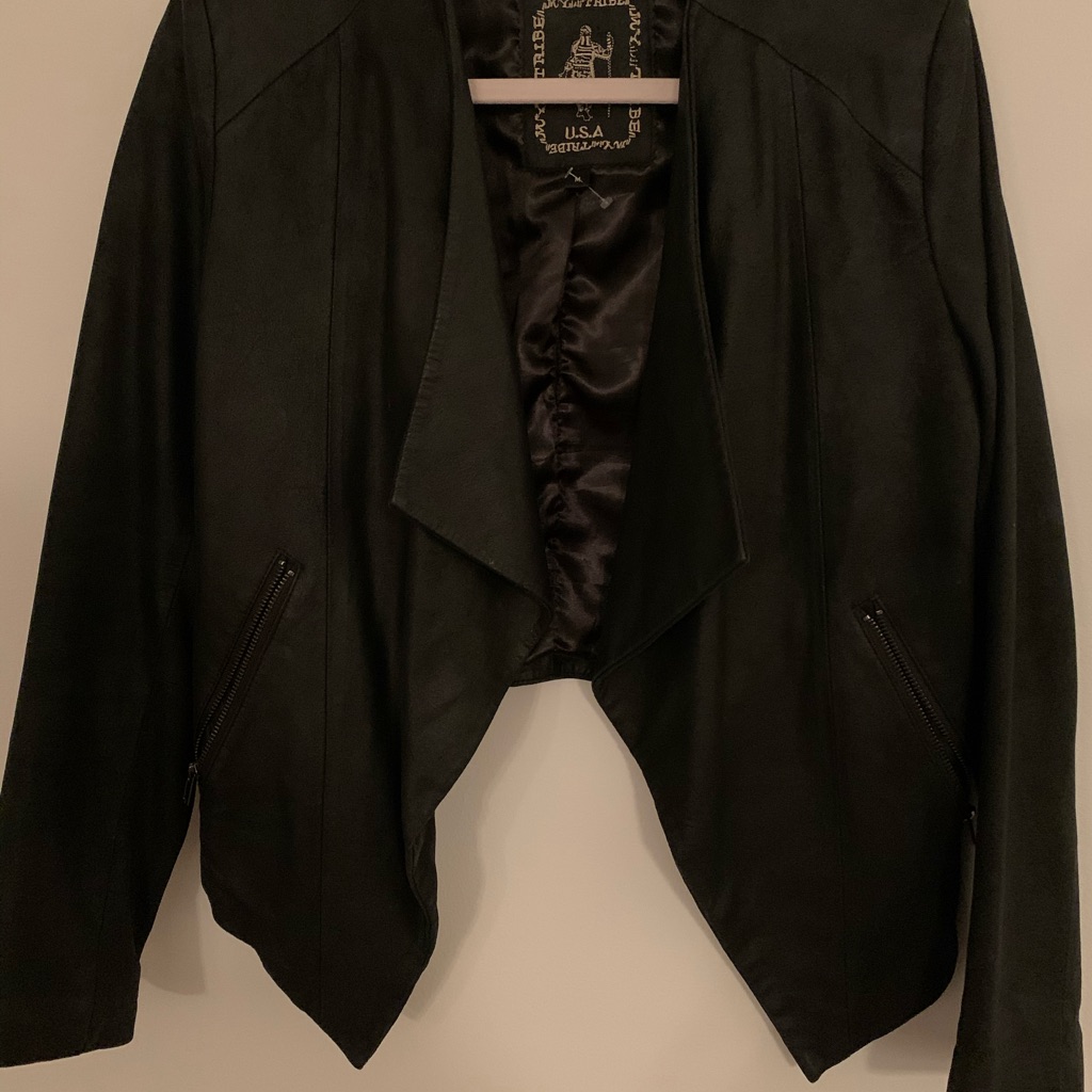 My Tribe Black Leather Jacket